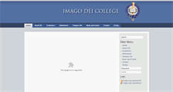 Desktop Screenshot of imagodeicollege.net